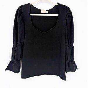 Nation LTD  Los Angeles Long Sleeve Shirt Black Size M